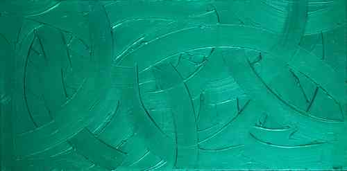 80 x 40 cm Lascaux Smaragdgrün Bild